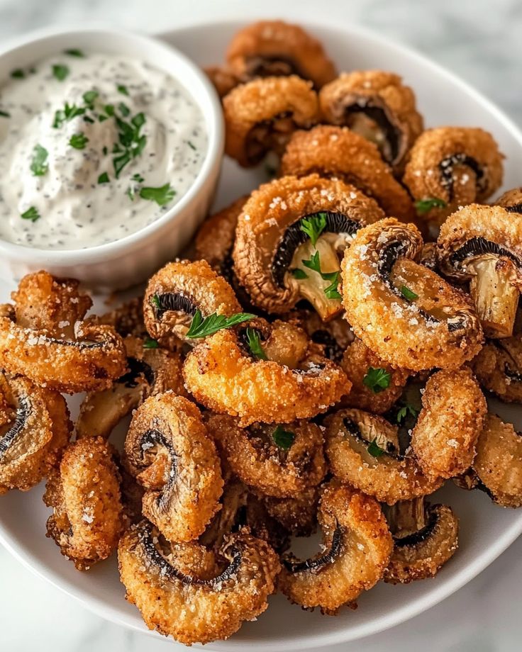 Crispy Fried Mushrooms