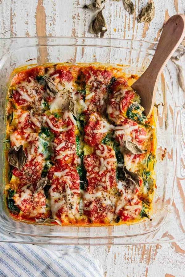 Zucchini Lasagna Roll Ups