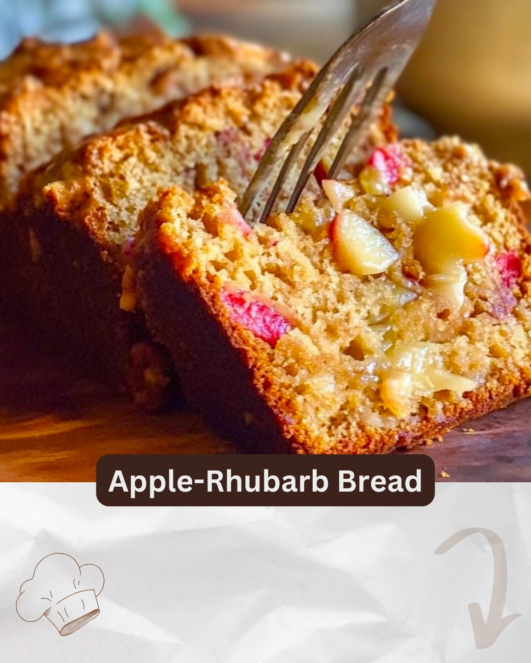 Apple-Rhubarb Bread Recipe