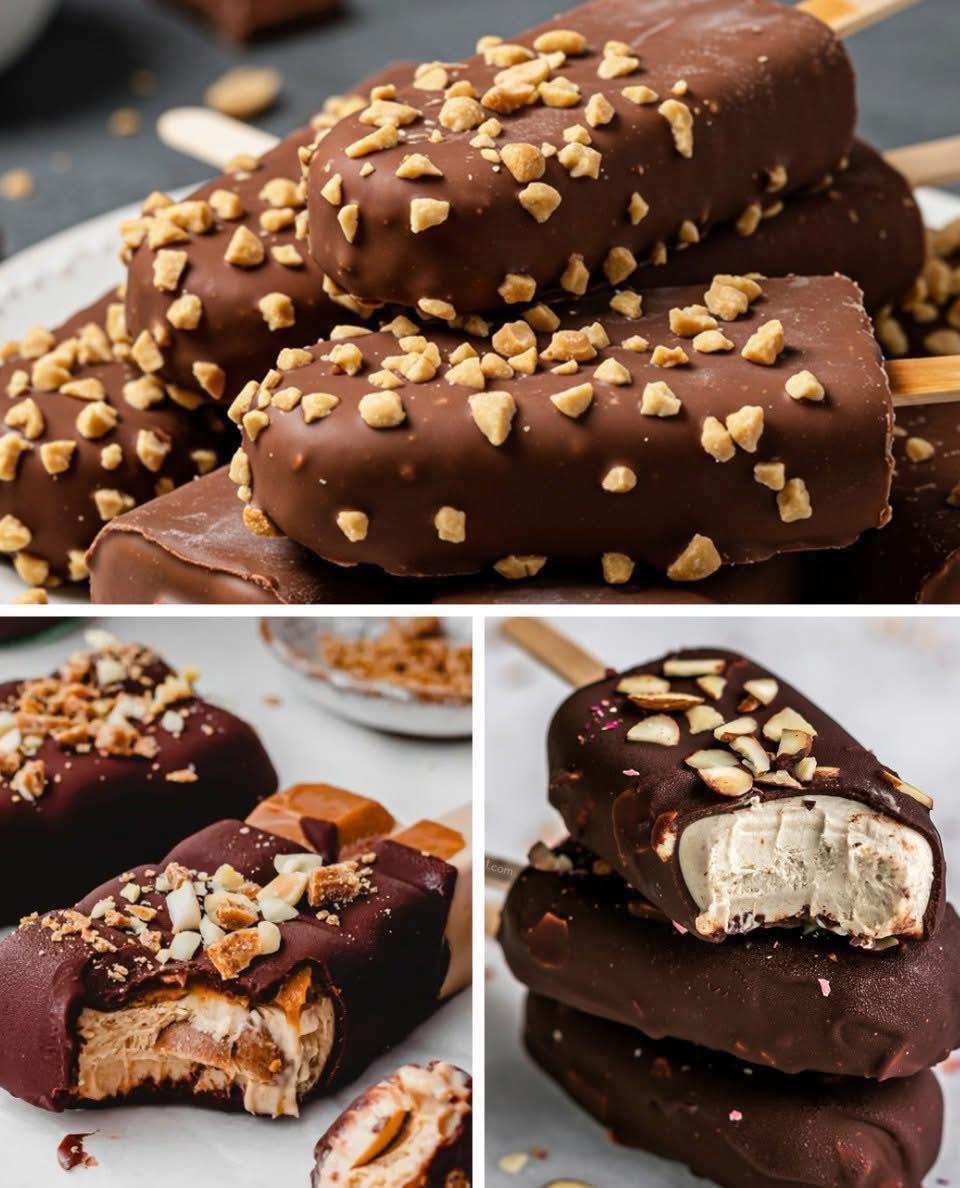 I share with you this delicious recipe for Homemade Magnum Popsicles