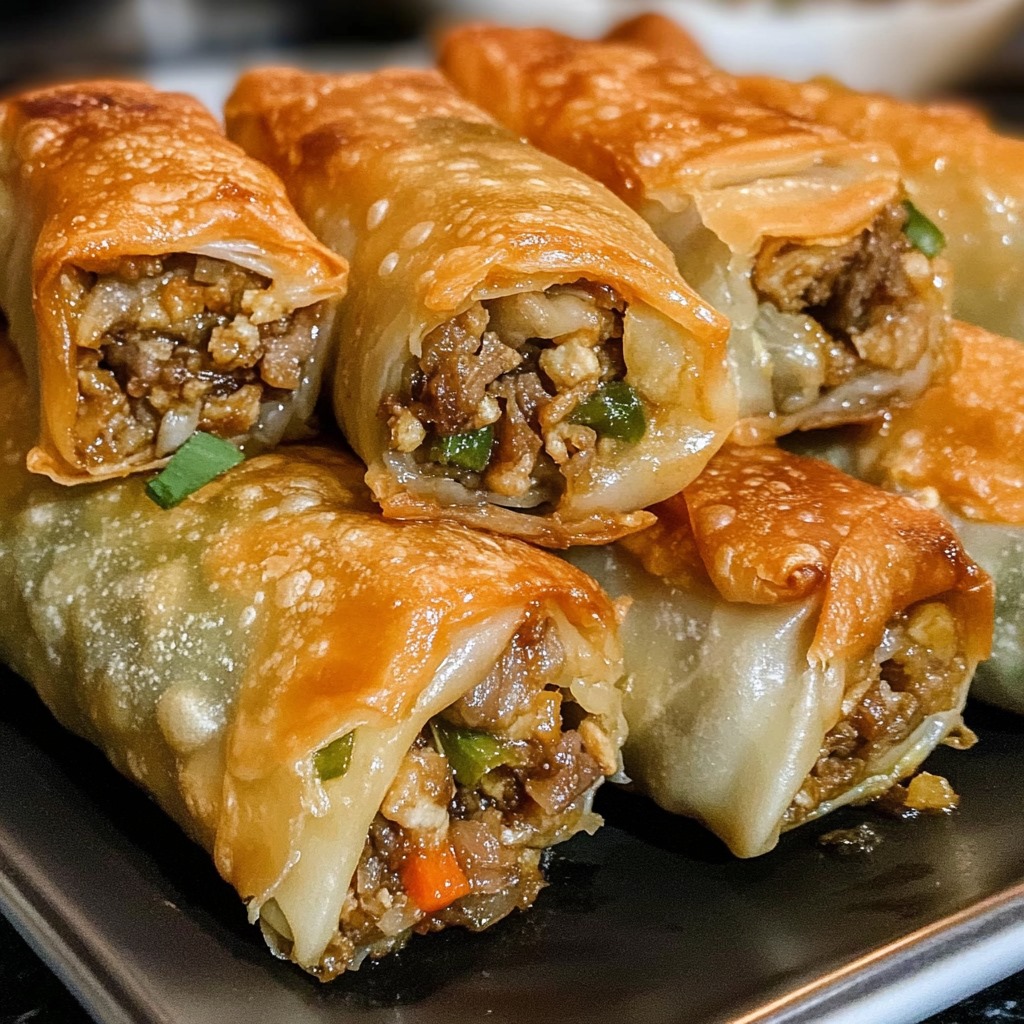 Crispy Chinese Vegetable Egg Rolls