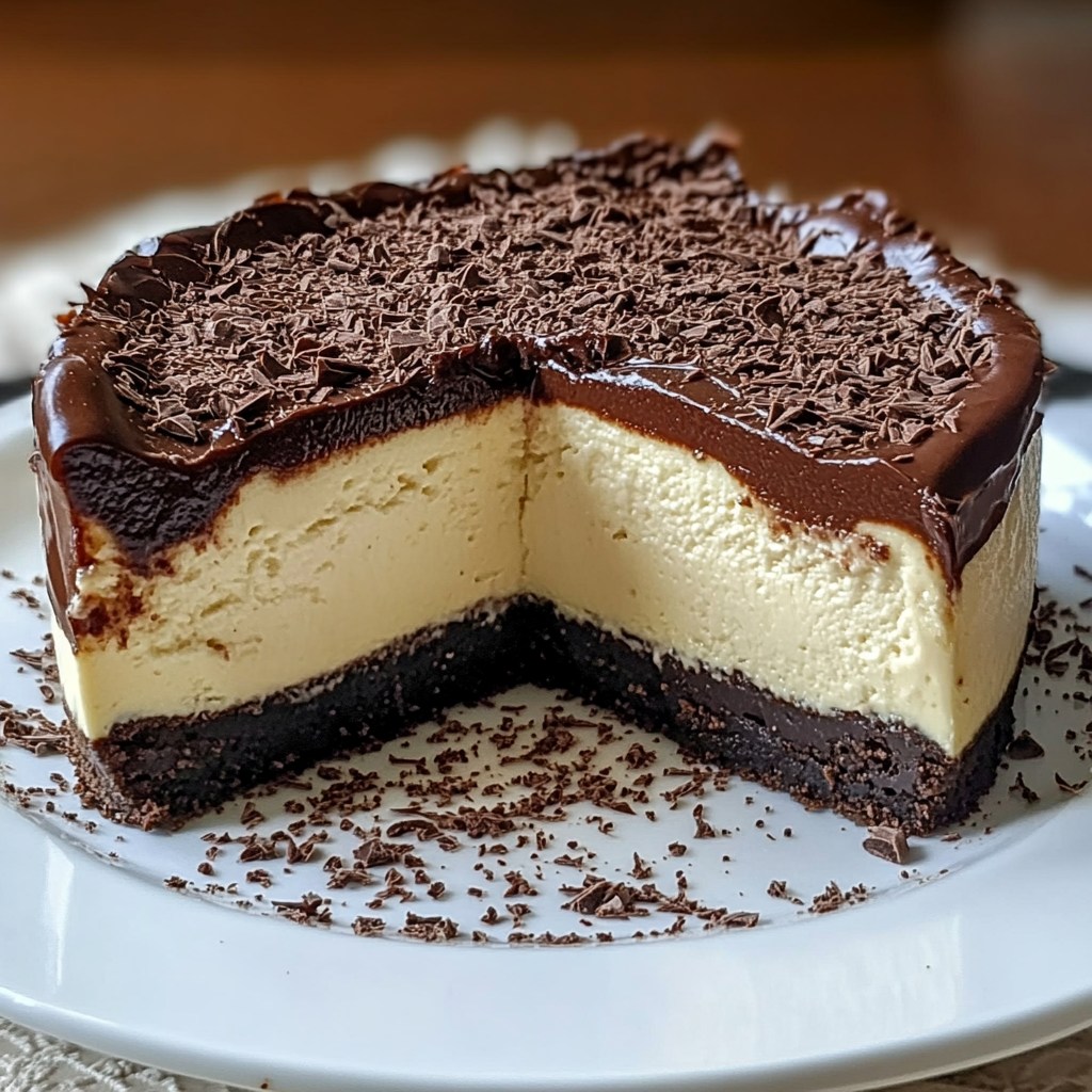 Boston Chocolate Cream Pie Cheesecake
