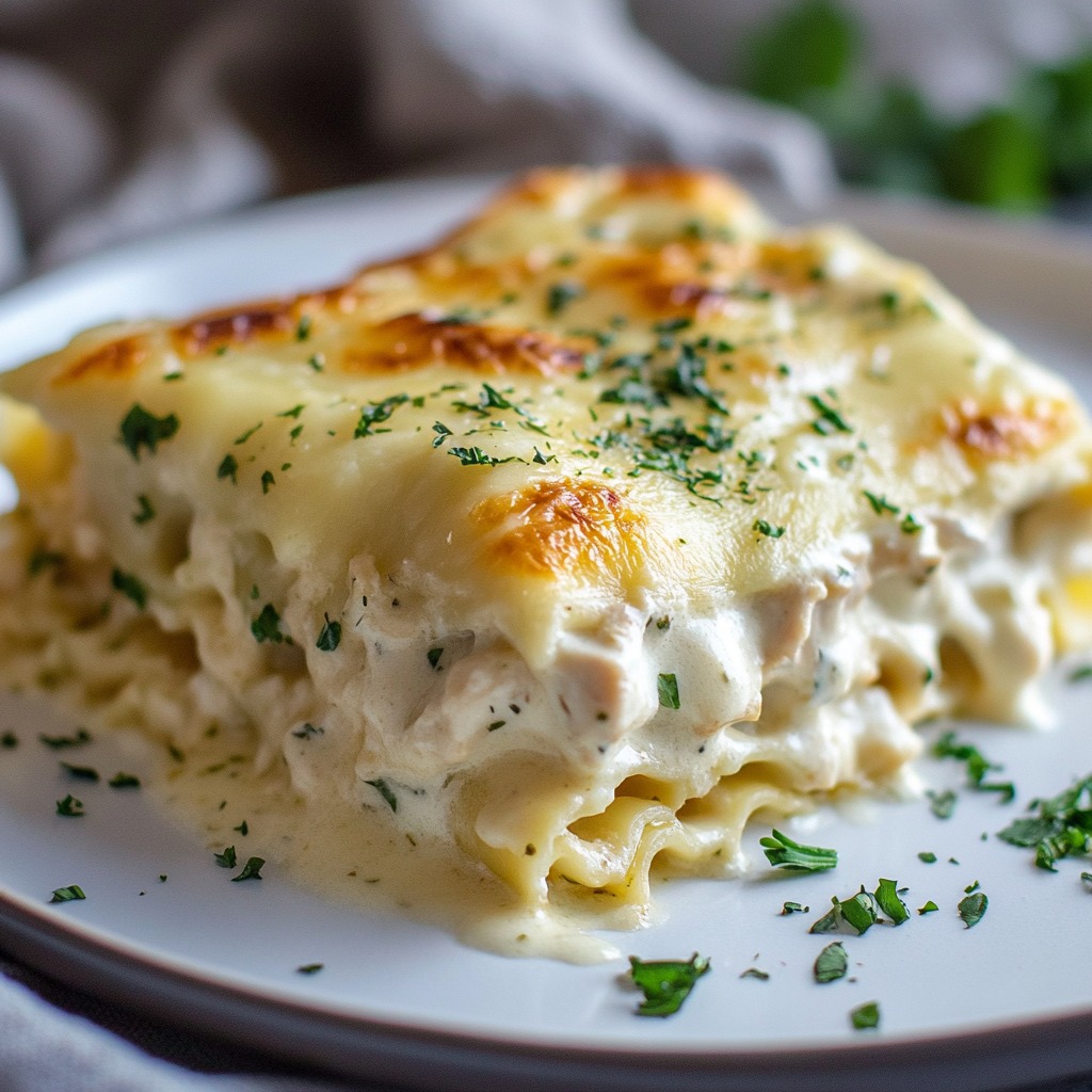 Creamy Shrimp Alfredo Lasagna