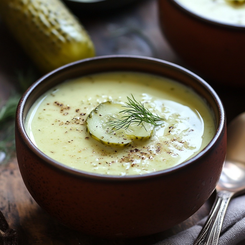 Creamy Dill Pickle Soup