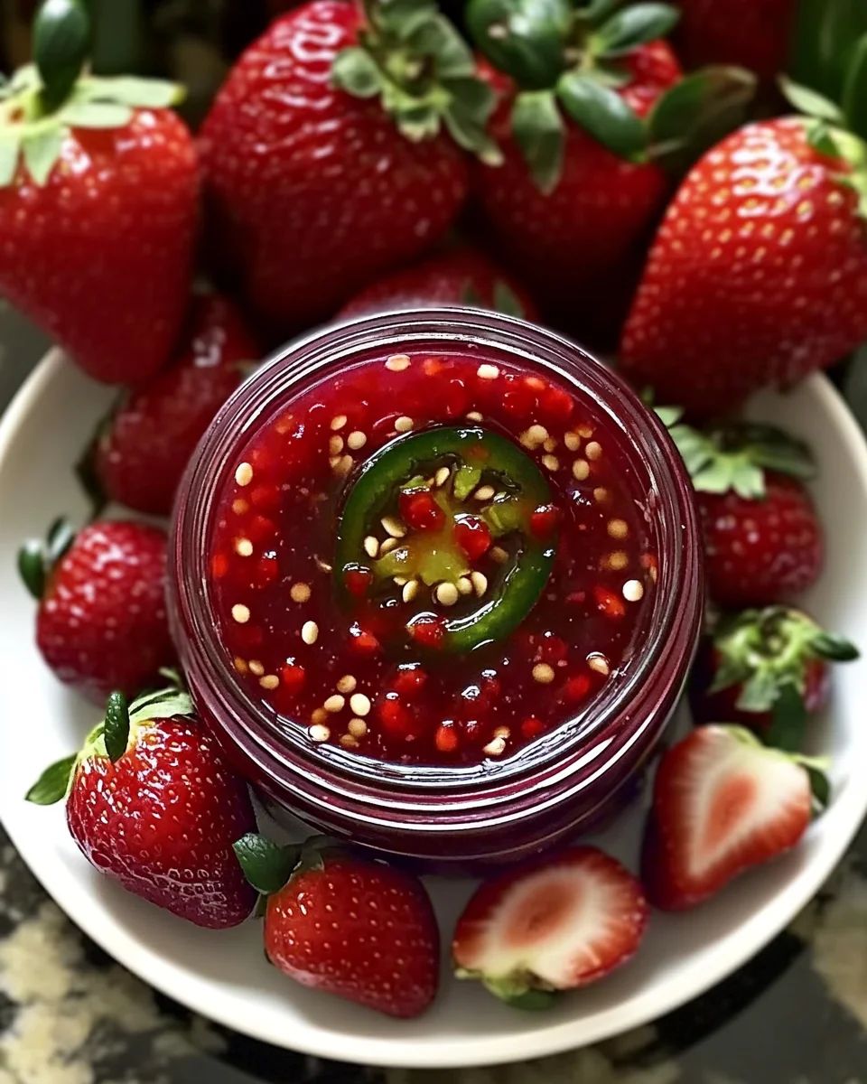 Spicy Strawberry Pepper Jam