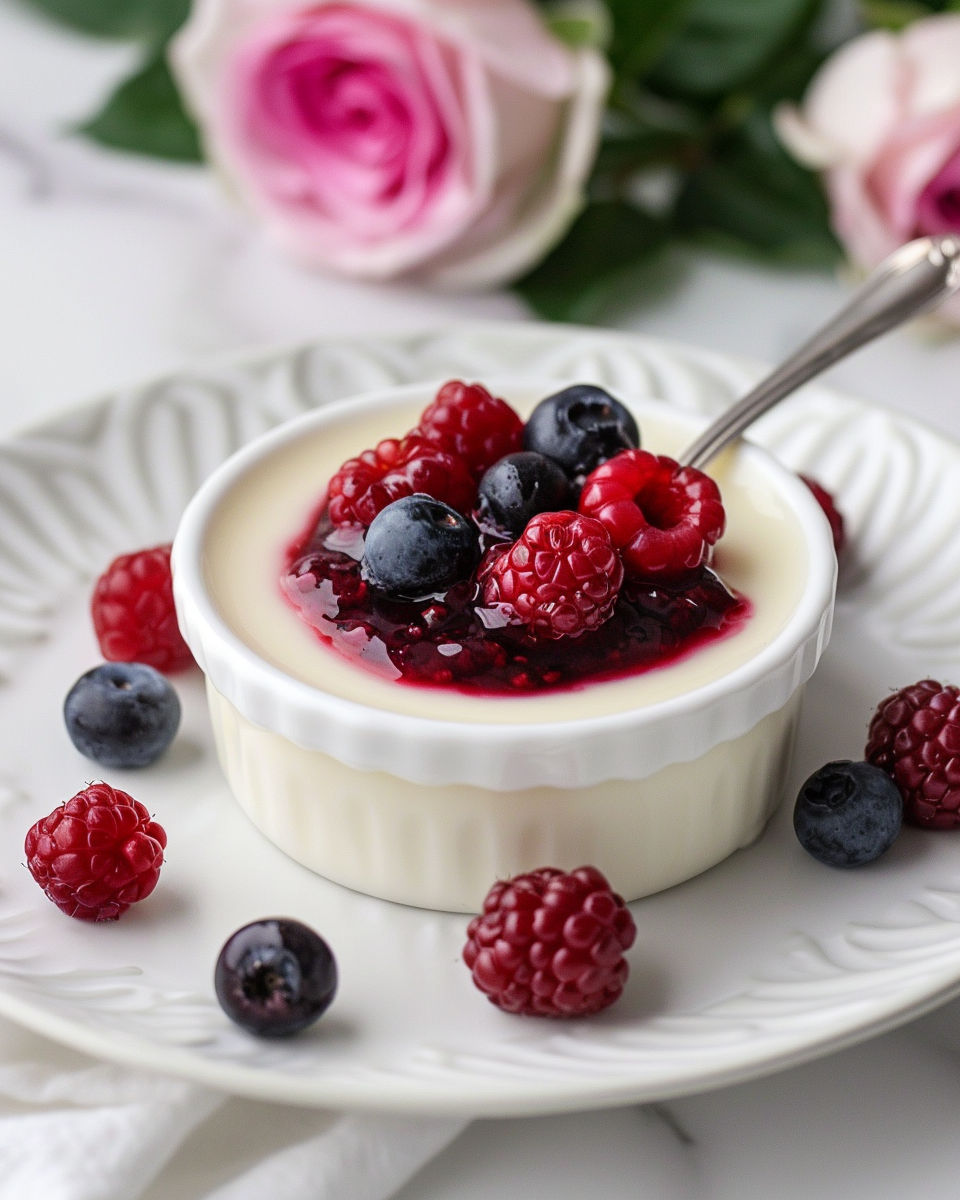 White Chocolate Panna Cotta
