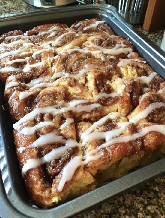 Cinnabon-Style Cinnamon Roll Cake